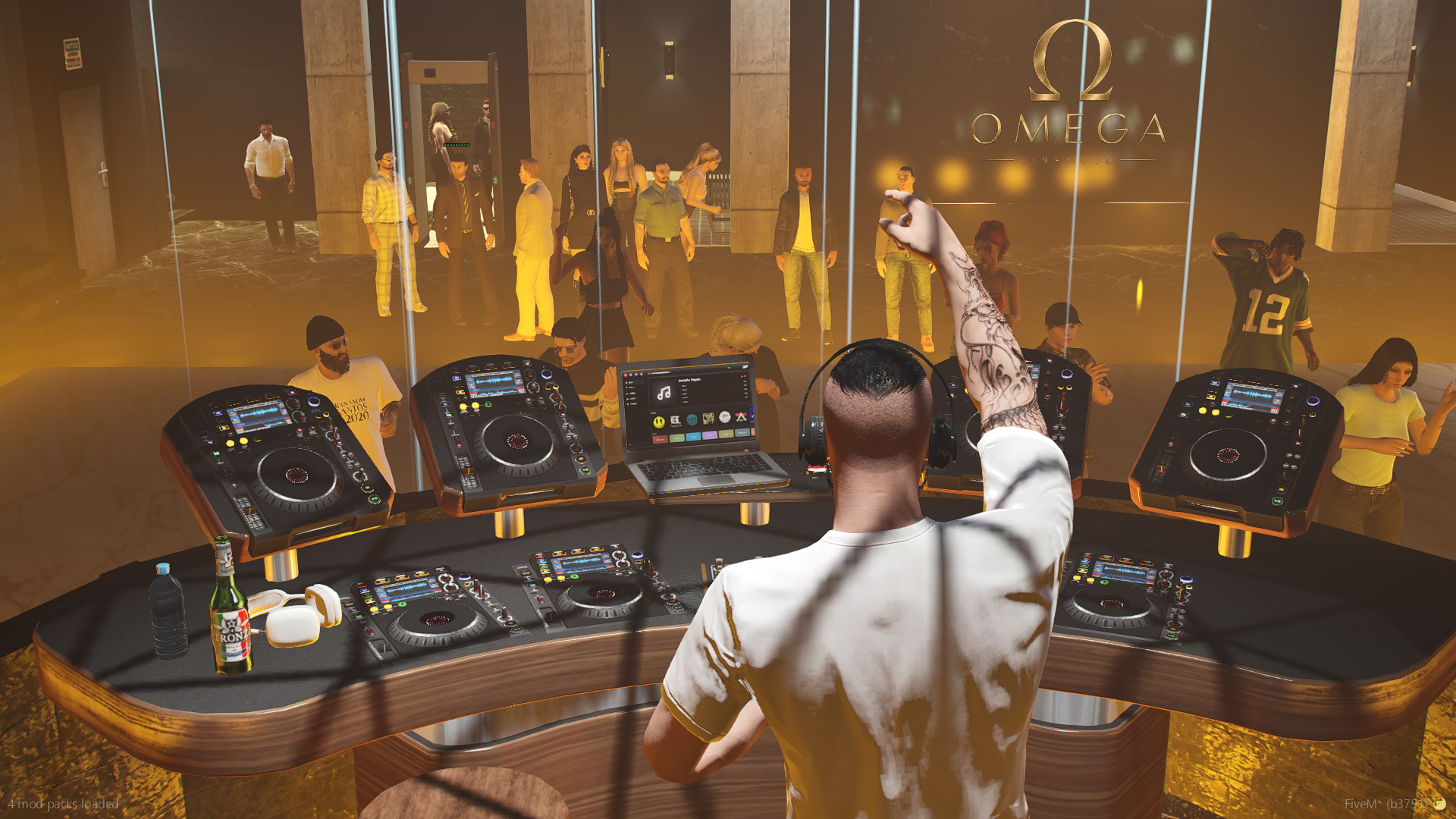 DJ Clip performing at Omega