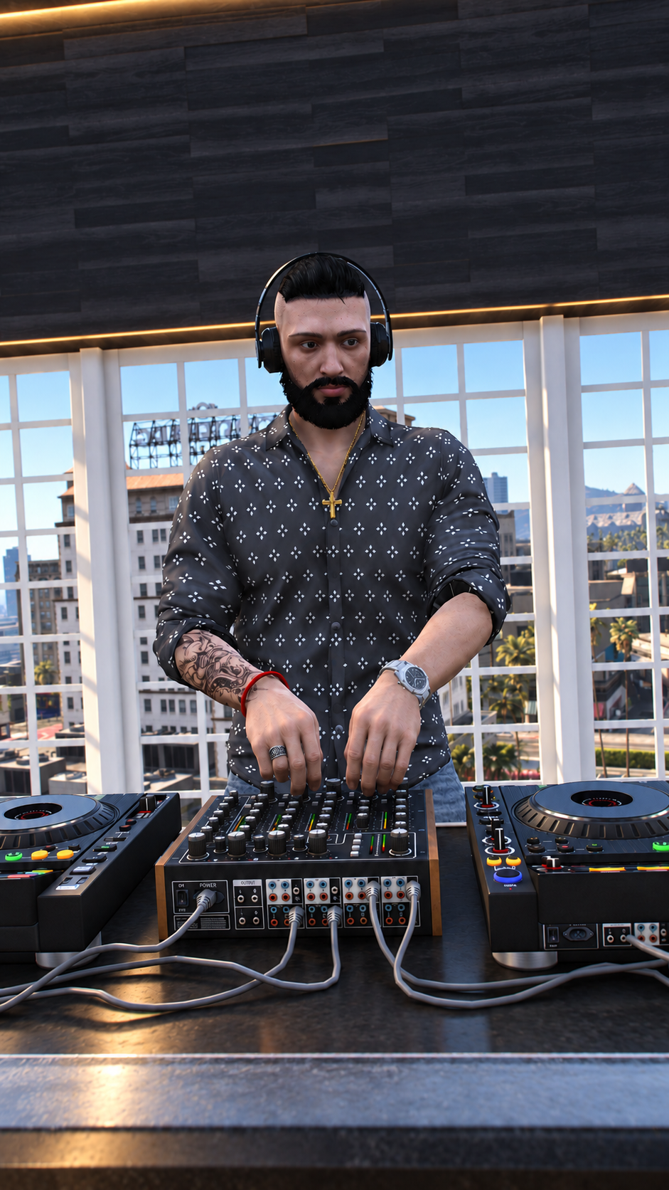 DJ Clip performing